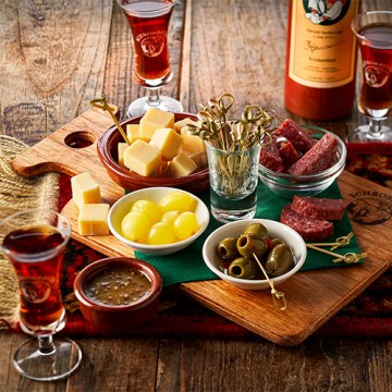 Bourgondische borrelplateau (voor 2 à 3 pers.)