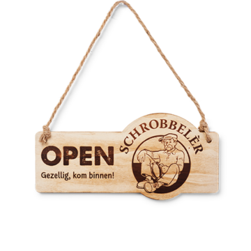 Open-gesloten bordje